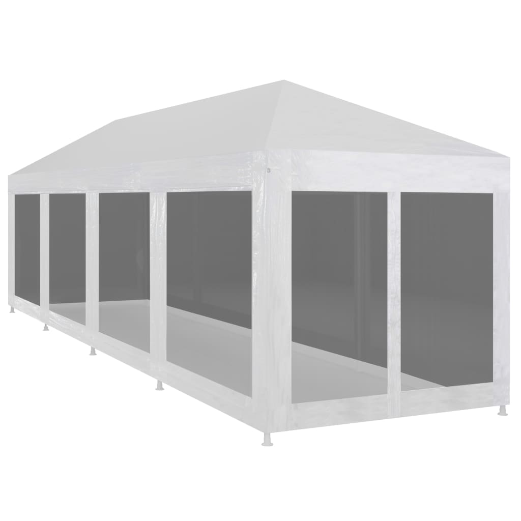Party stan s 10 bočními stěnami ze síťoviny 12 x 3 m