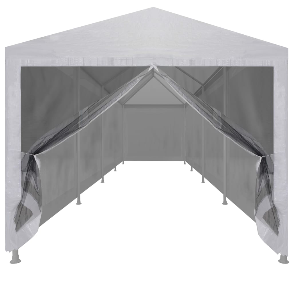 Party stan s 10 bočními stěnami ze síťoviny 12 x 3 m