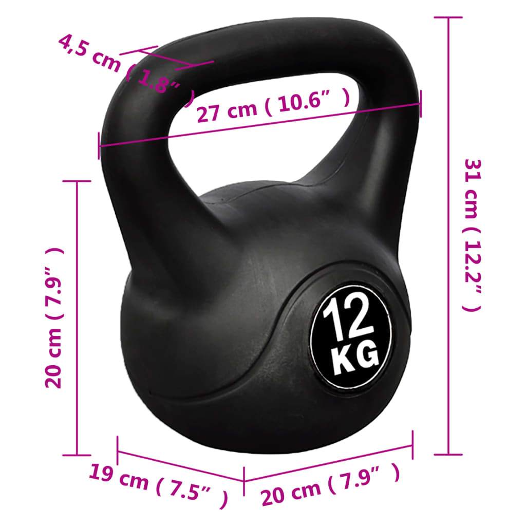 Činka kettlebell - 12 kg