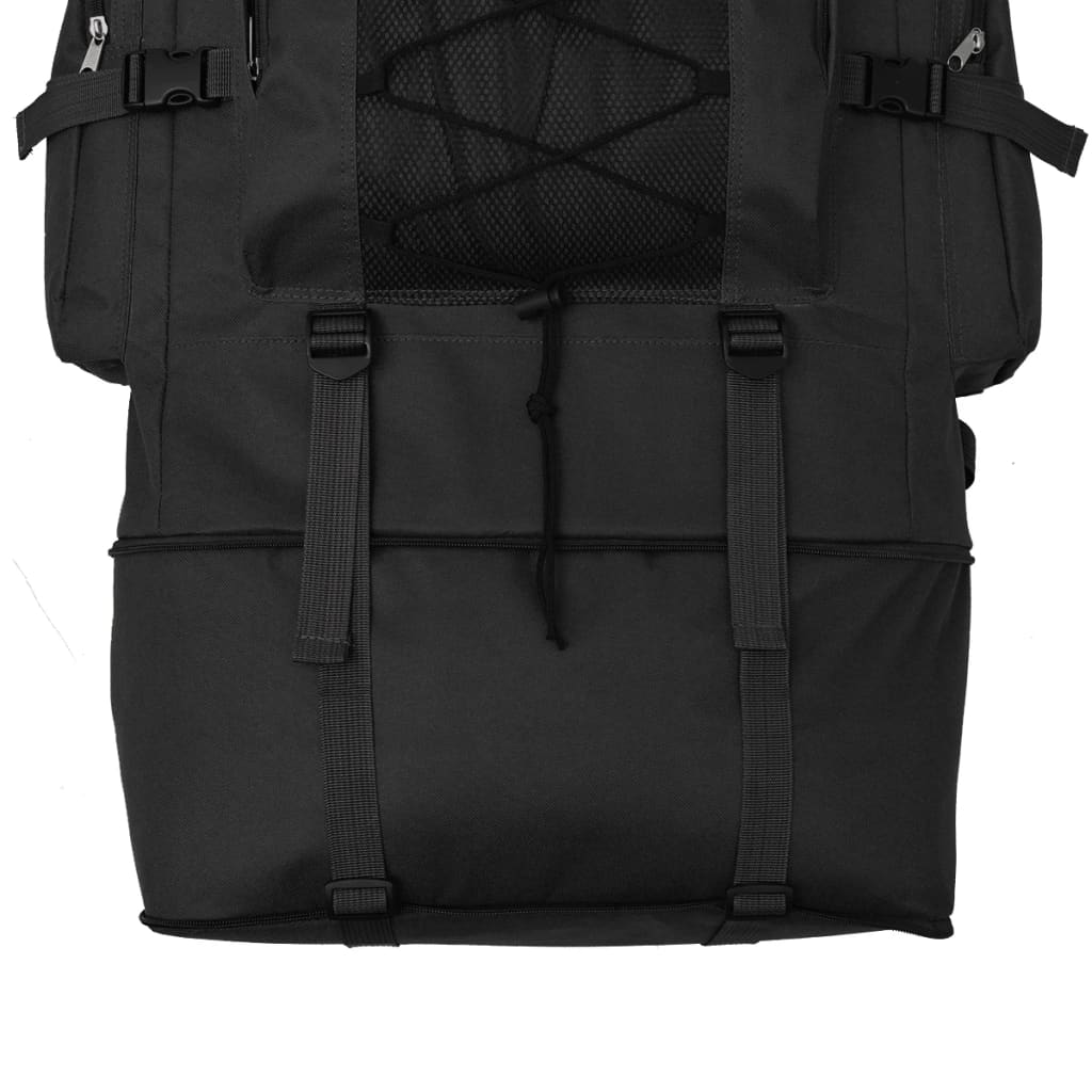 Batoh v army stylu XXL 100 l černý