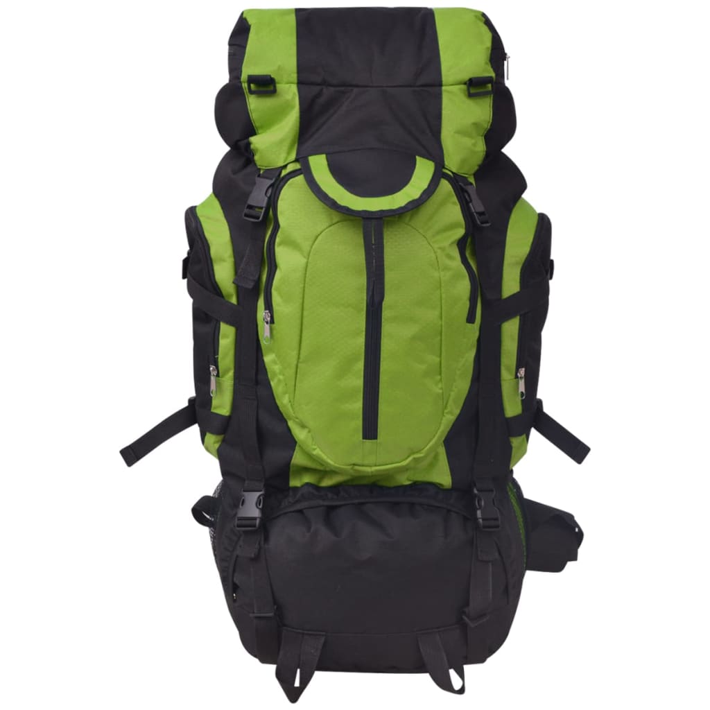 Outdoorový batoh XXL 75 l černý a zelený