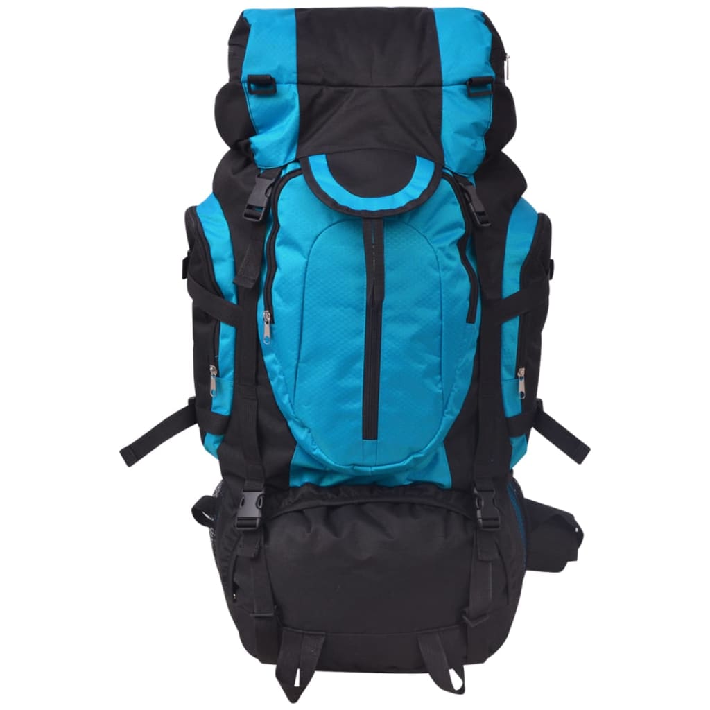 Outdoorový batoh XXL 75 l černý a modrý