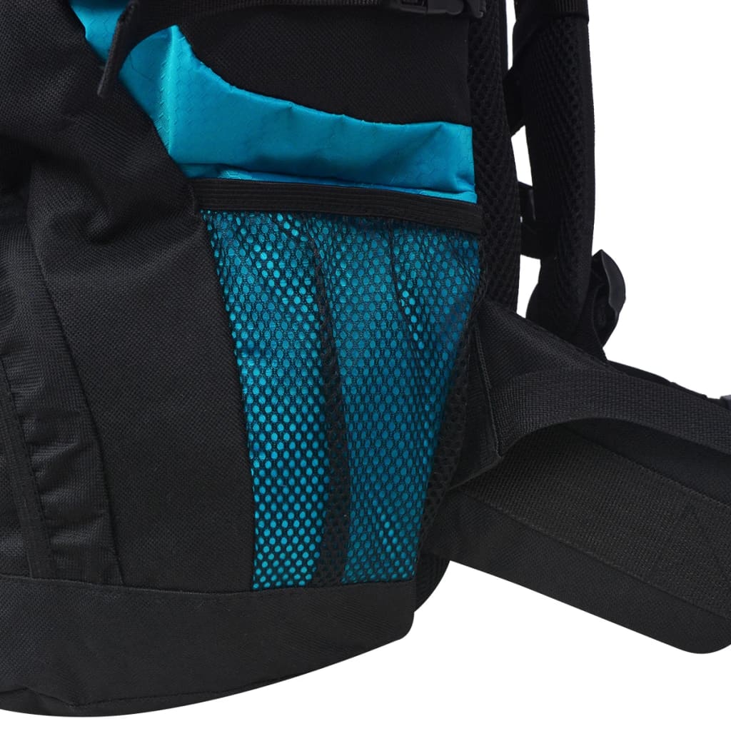 Outdoorový batoh XXL 75 l černý a modrý