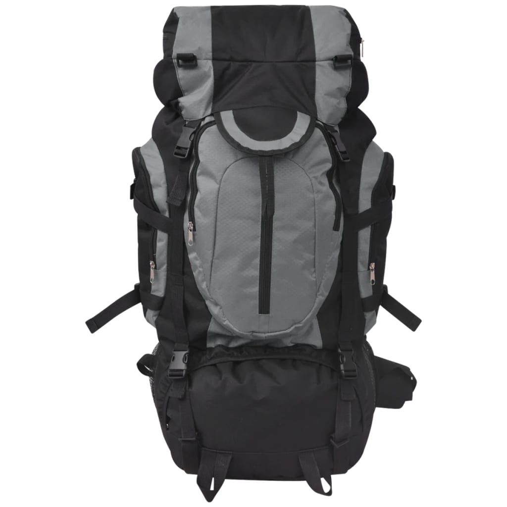 Outdoorový batoh XXL 75 l černý a šedý