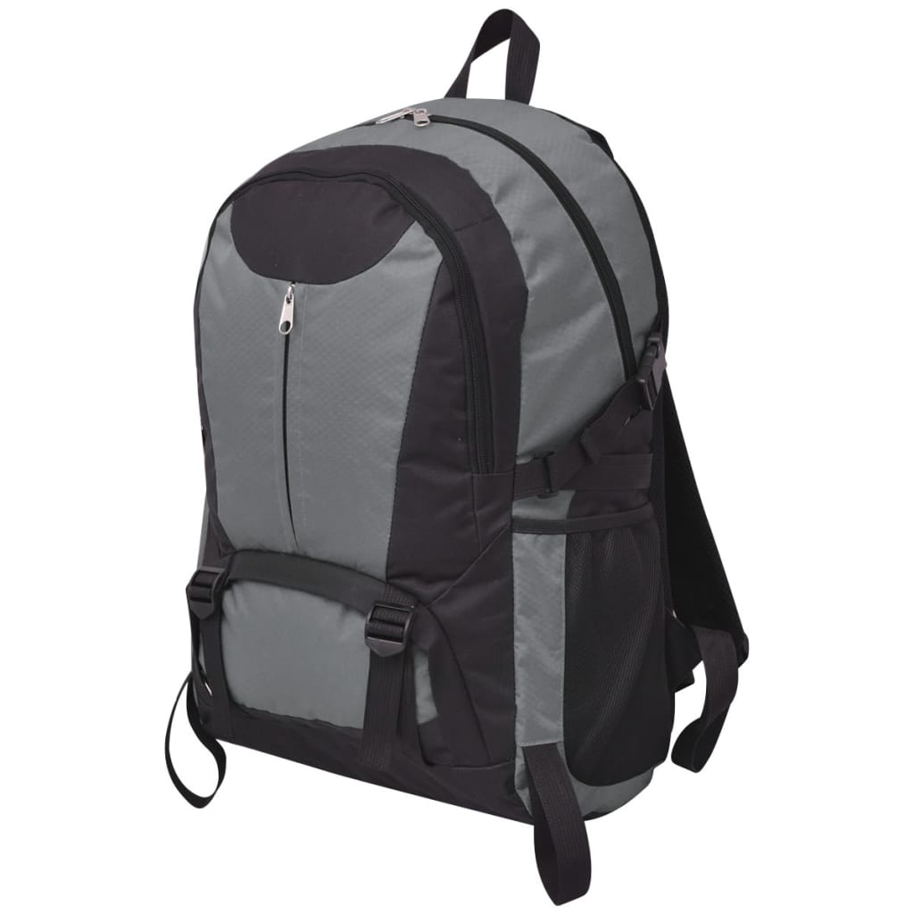 Outdoorový batoh 40 l černý a šedý