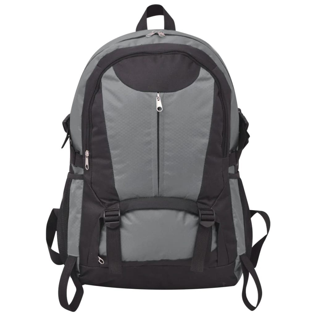 Outdoorový batoh 40 l černý a šedý