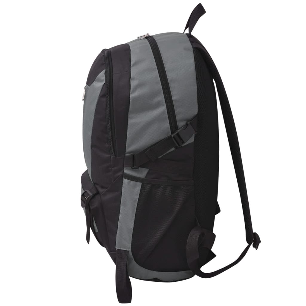 Outdoorový batoh 40 l černý a šedý