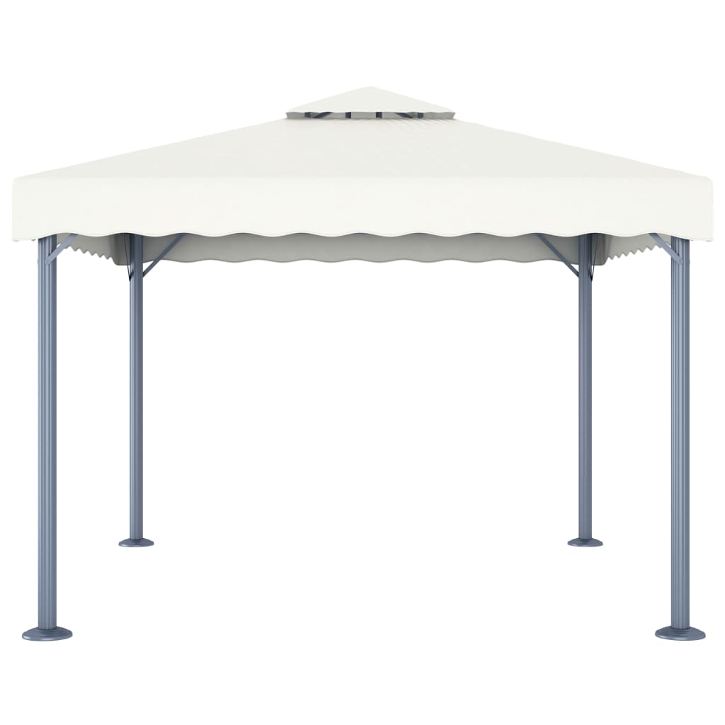 Altán 300 x 300 cm krémový hliník