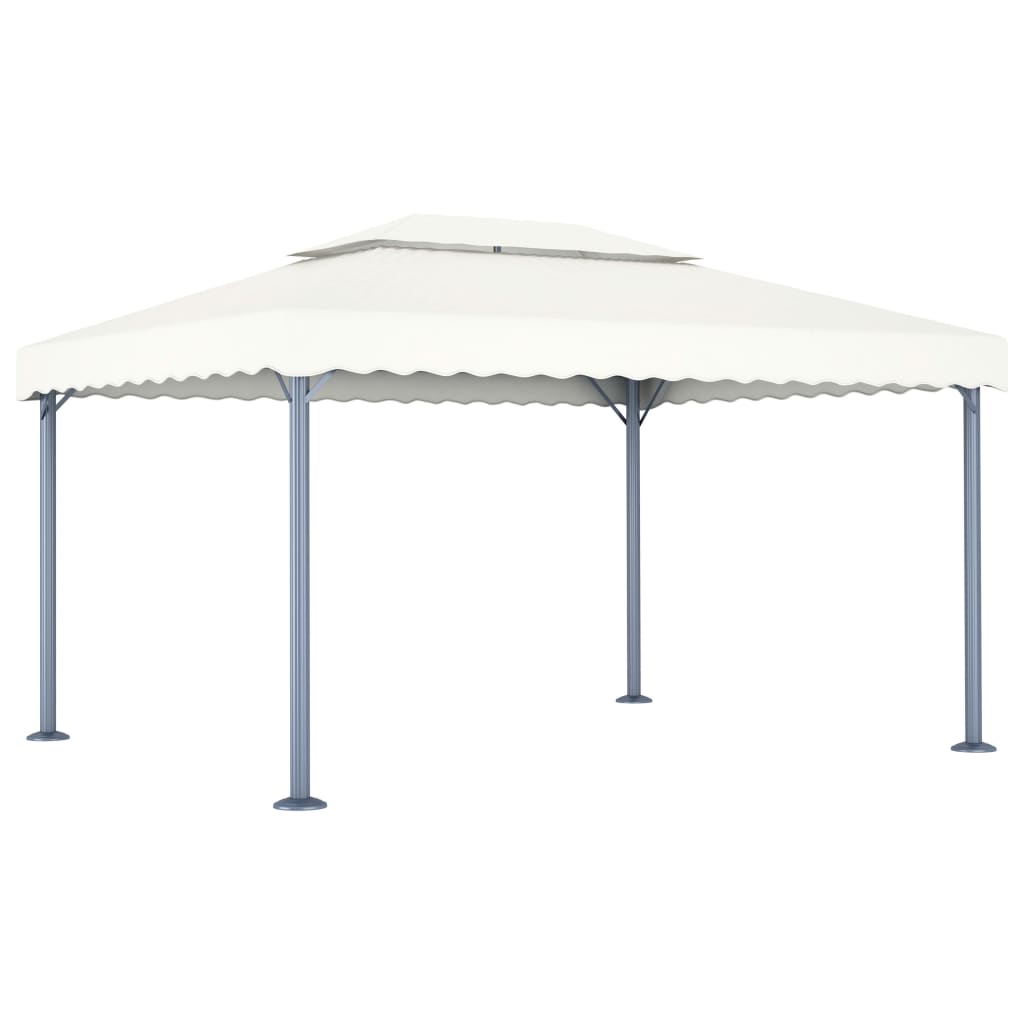 Altán 400 x 300 cm krémový hliník