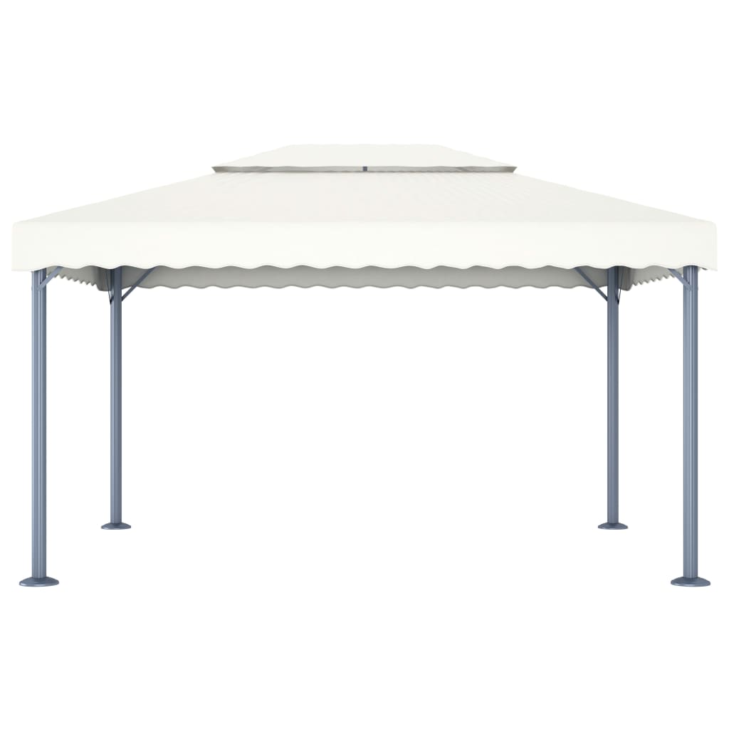 Altán 400 x 300 cm krémový hliník