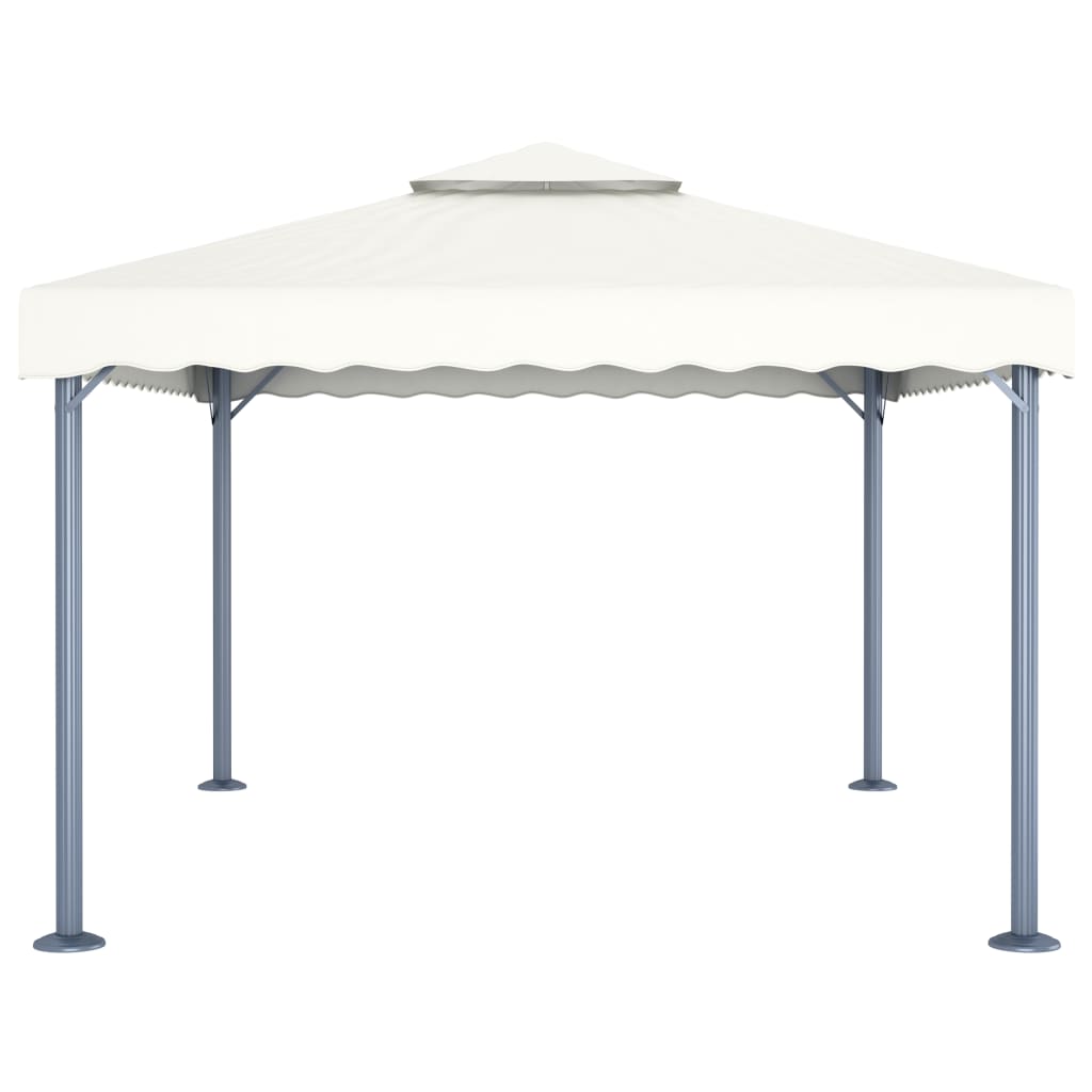 Altán 400 x 300 cm krémový hliník