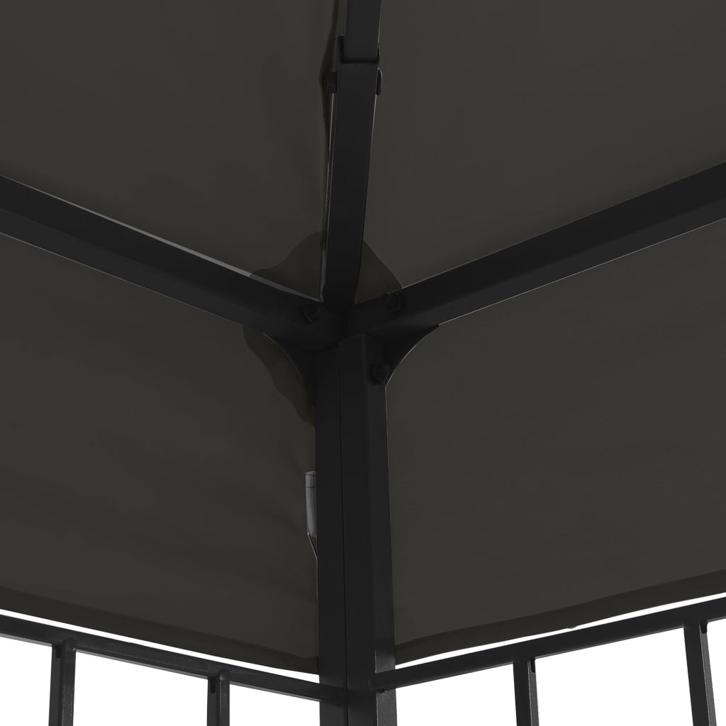 Altán 3 x 6 m antracitový