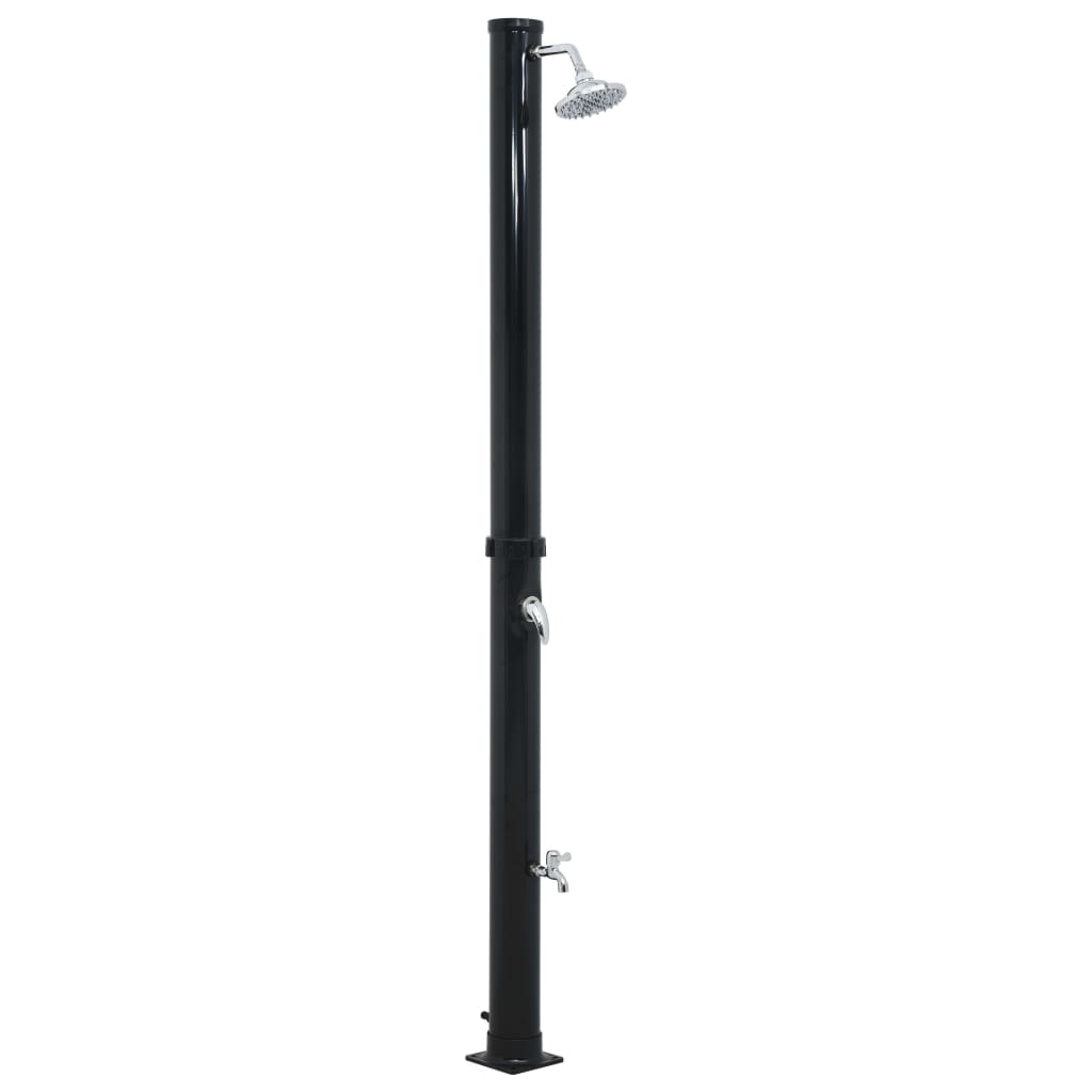 Solární sprcha černá 220 cm 20 l