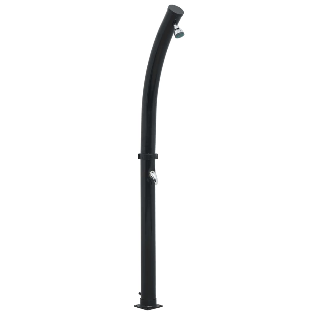 Solární sprcha černá 214 cm 20 l