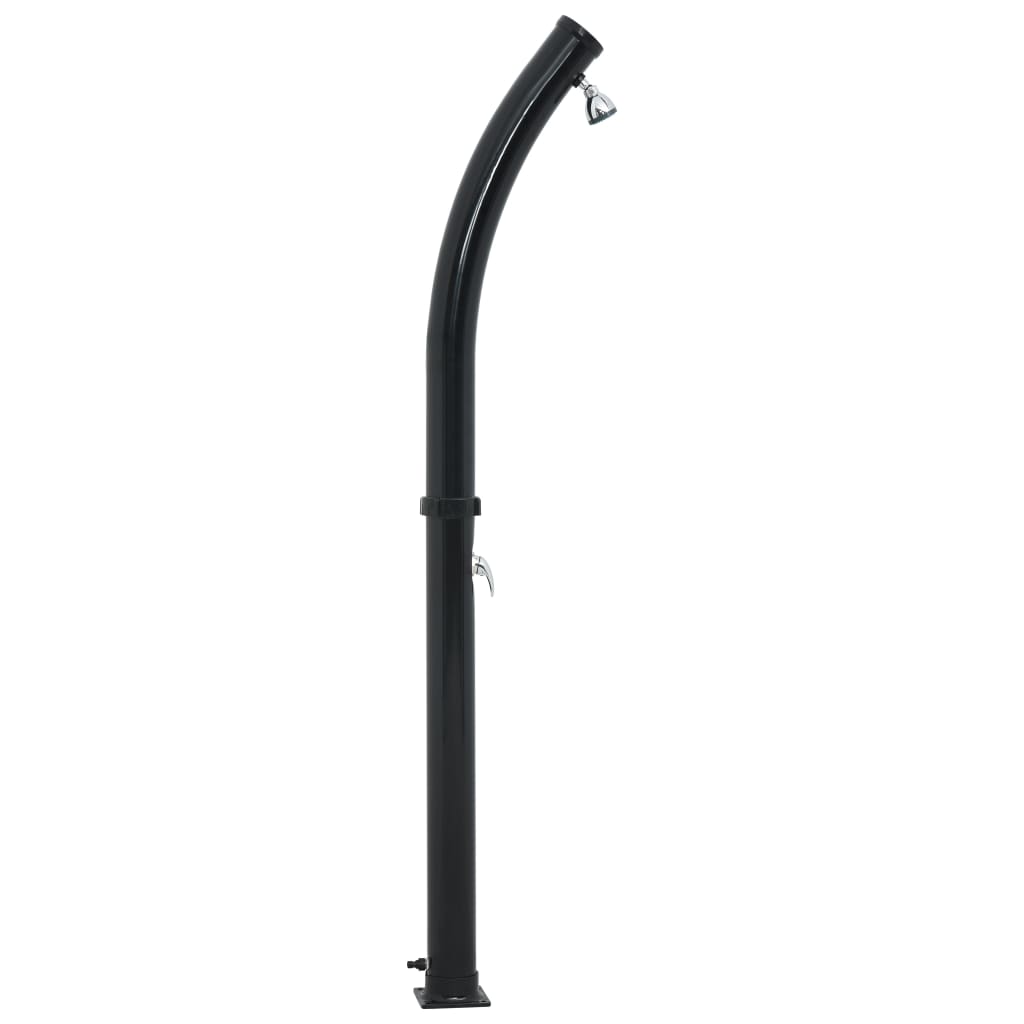 Solární sprcha černá 214 cm 20 l