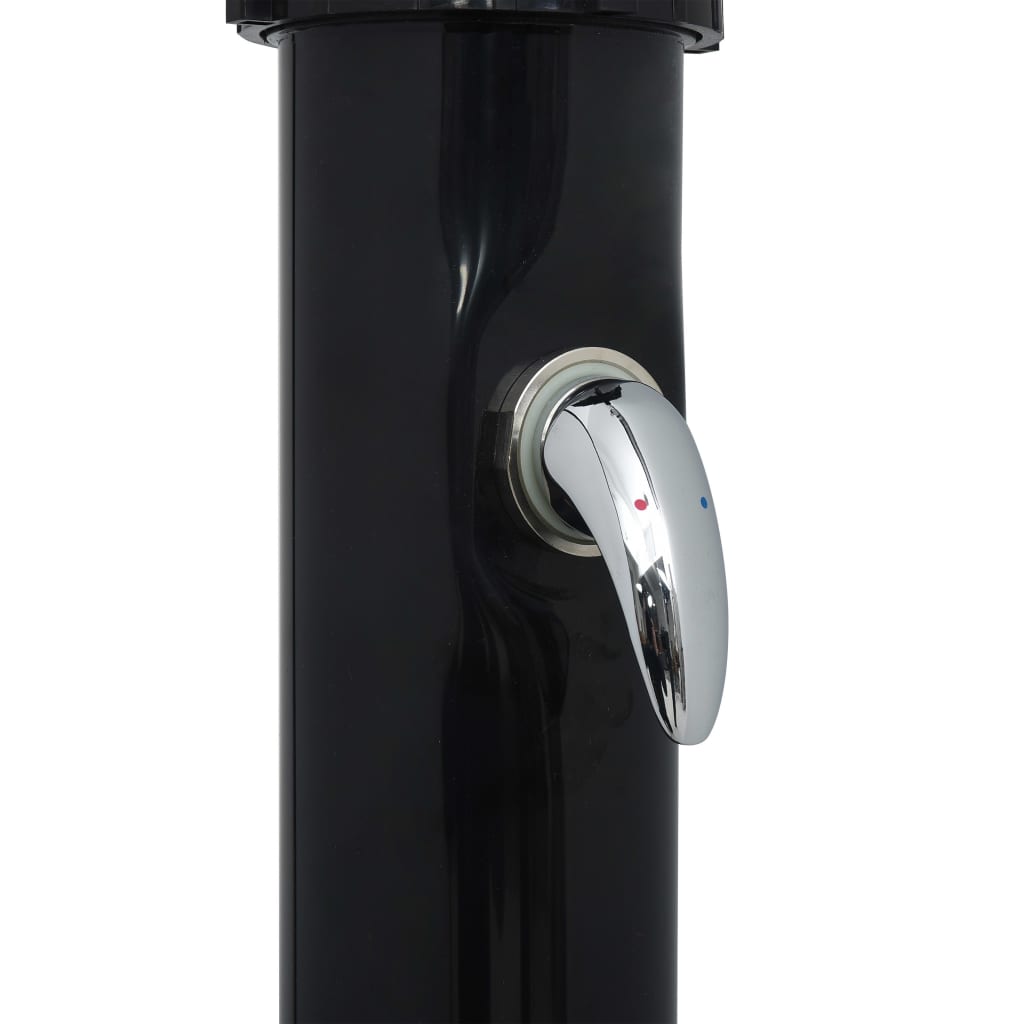 Solární sprcha černá 214 cm 20 l