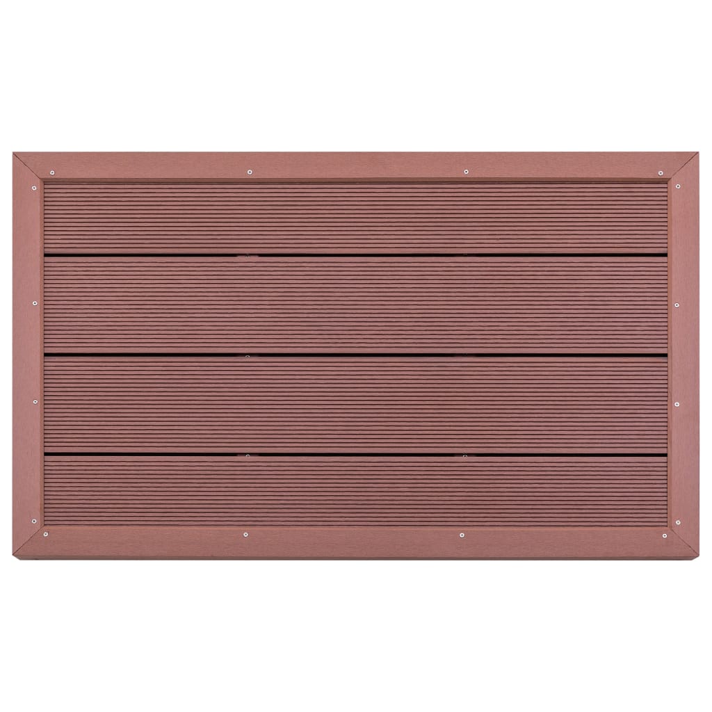 Podlahový prvek pro solární sprchu hnědý 101 x 63 x 5,5 cm WPC