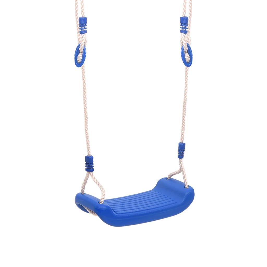 Houpačkové sedáky s lany 2 ks modré 38 x 16 cm polyethylen