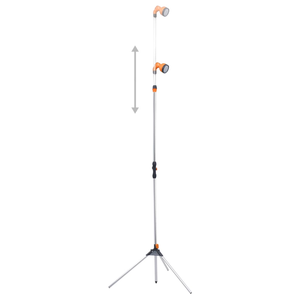 Zahradní sprcha s trojnožkou 221 cm hliník