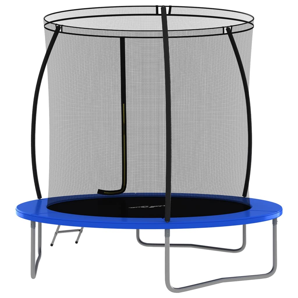 Trampolína s příslušenstvím kulatá 244 x 55 cm 100 kg