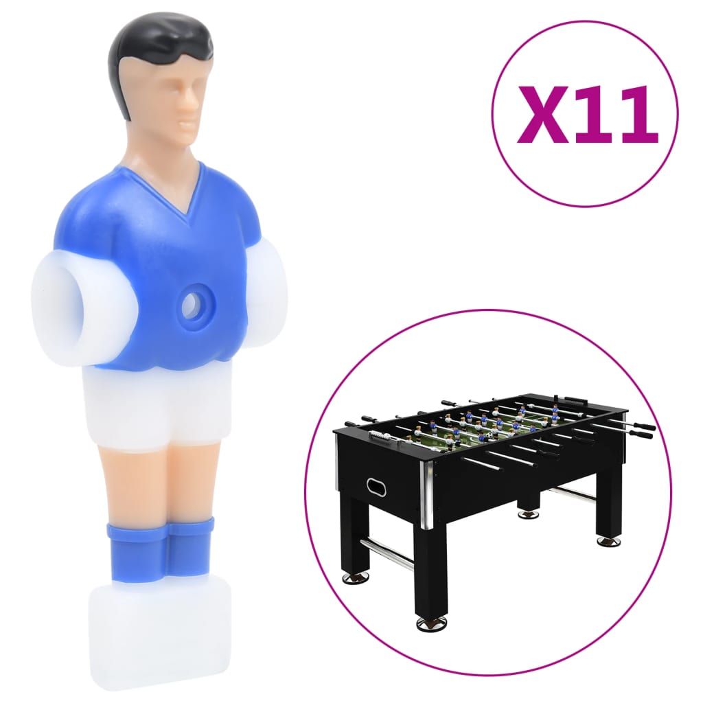Figurky hráčů pro stolní fotbal pro 12,7mm tyč 22 ks