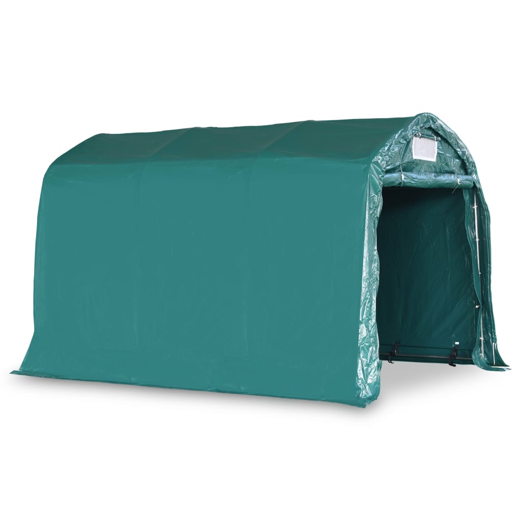 Plachtová garáž PVC 2,4 x 3,6 m zelená