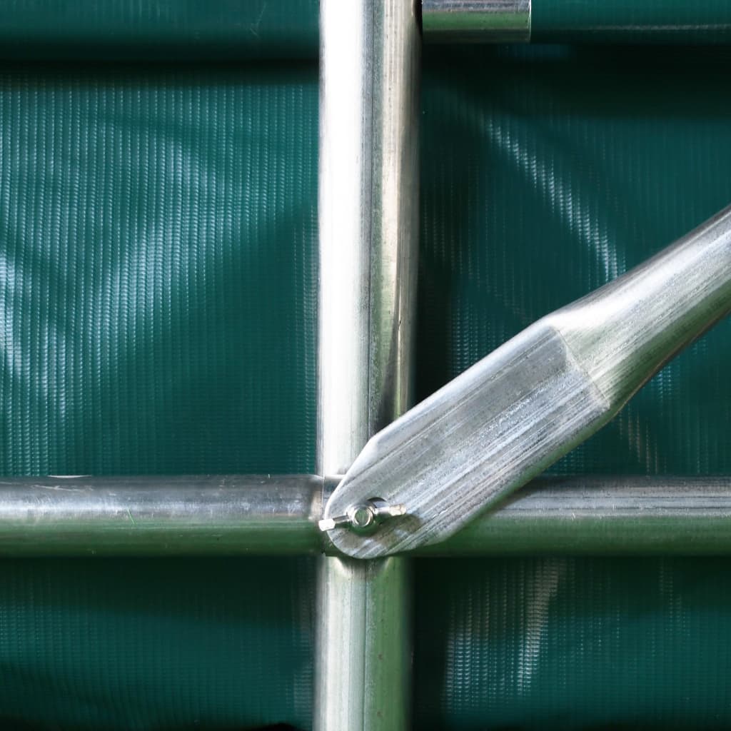 Plachtová garáž PVC 2,4 x 3,6 m zelená