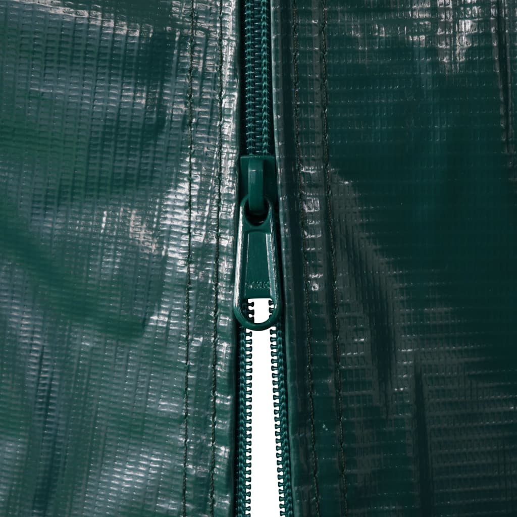 Plachtová garáž PVC 2,4 x 3,6 m zelená