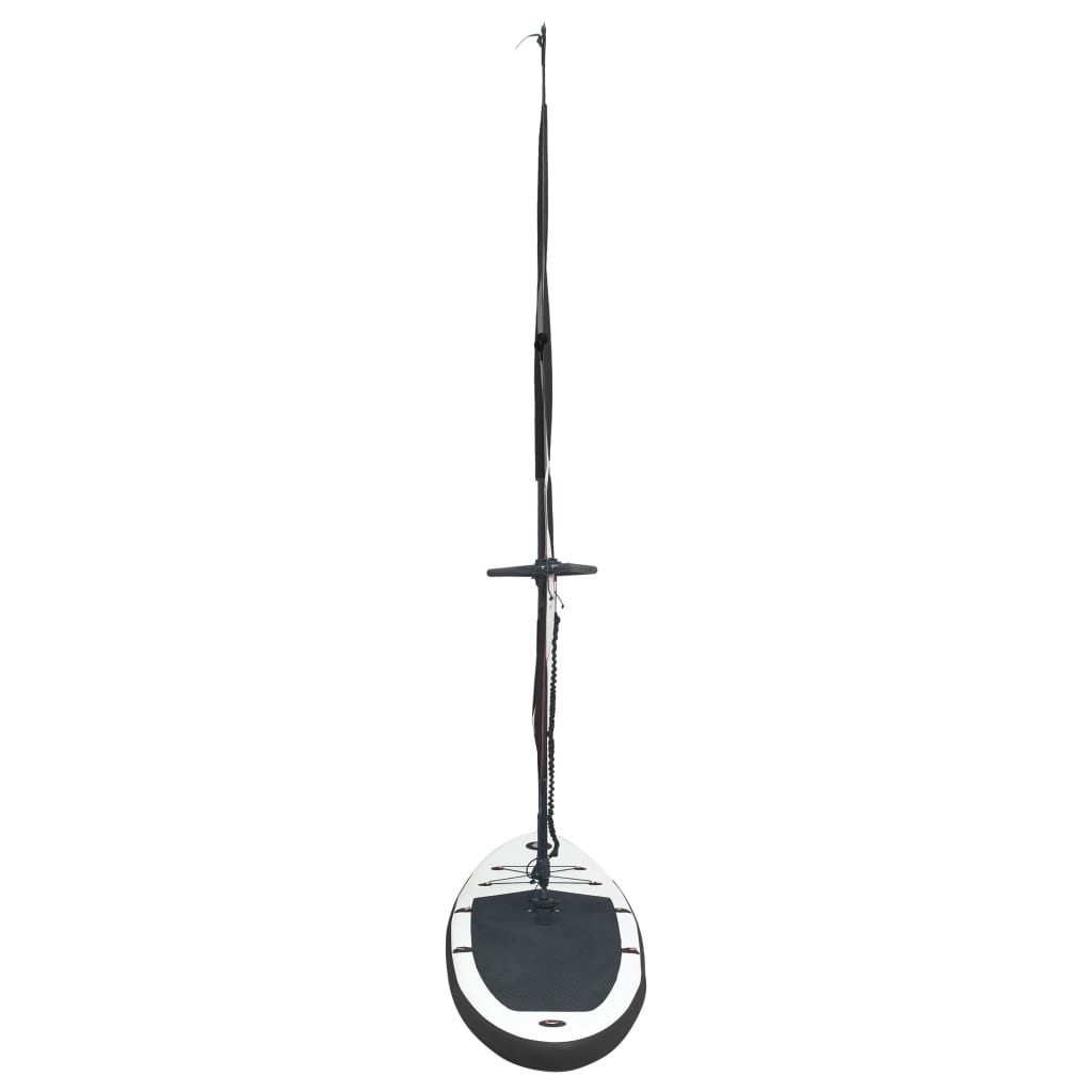 Nafukovací Stand Up Paddleboard s plachtou černo-bílý