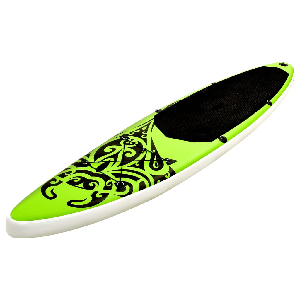 Nafukovací SUP paddleboard 305 x 76 x 15 cm zelený