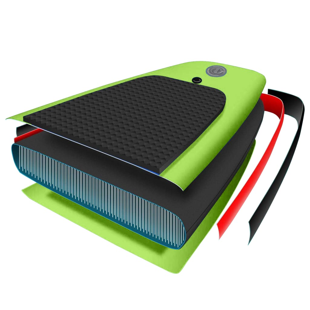 Nafukovací SUP paddleboard 305 x 76 x 15 cm zelený
