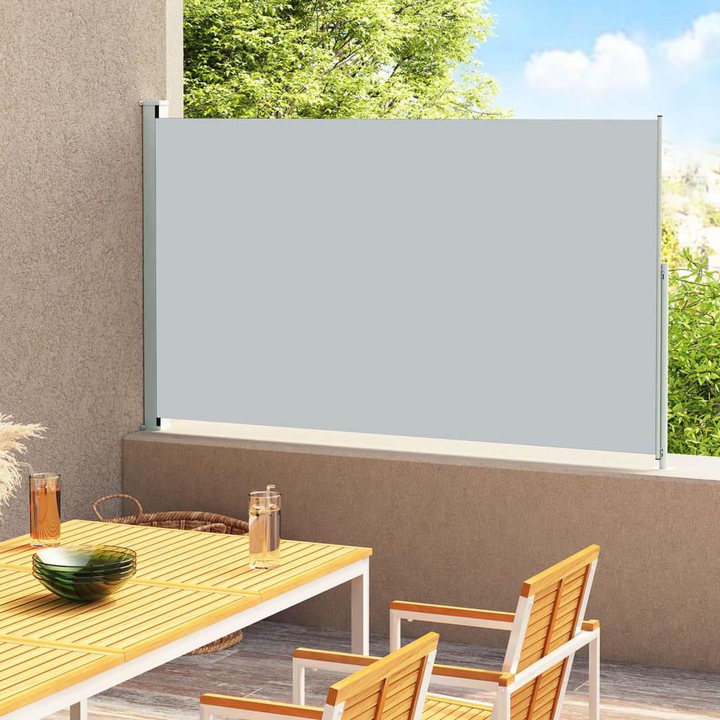 Zatahovací boční markýza 200 x 300 cm šedá