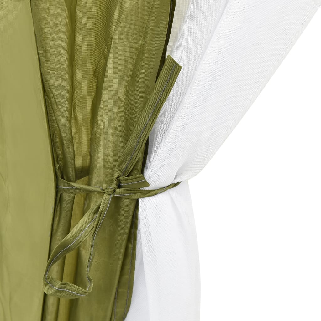 Stan na bazén textil 500 x 433 x 250 cm zelený