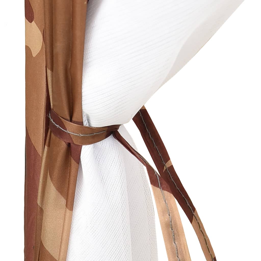 Stan na bazén textil 660 x 580 x 250 cm maskáčový