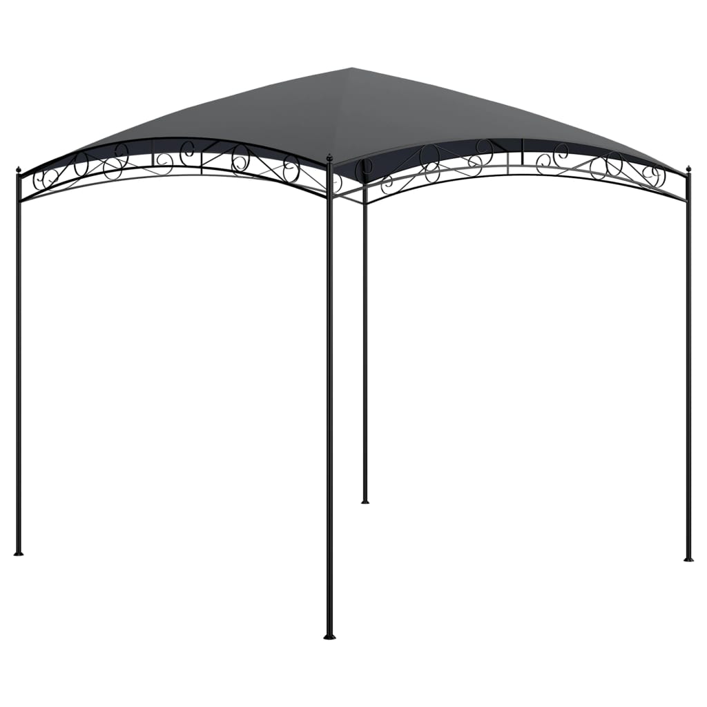 Altán 3 x 3 x 2,65 m antracitový 180 g/m²