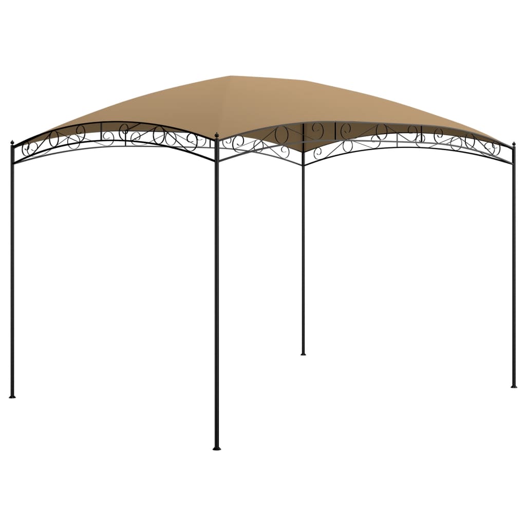 Altán 3 x 4 x 2,65 m taupe 180 g/m²