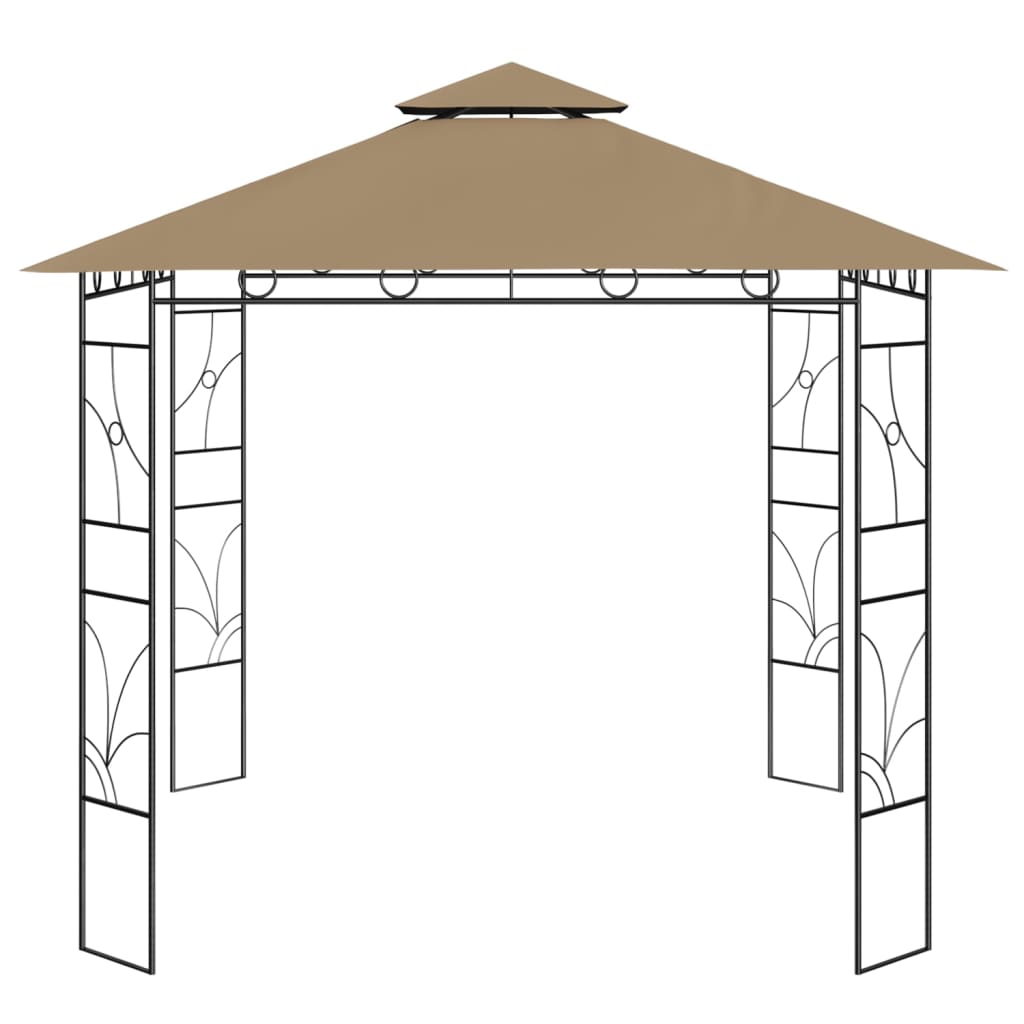 Altán 3 x 3 x 2,7 m taupe 160 g/m²