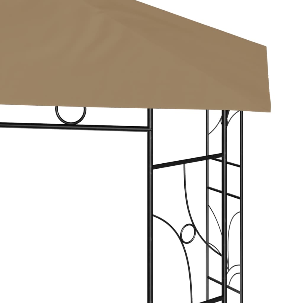 Altán 3 x 3 x 2,7 m taupe 160 g/m²