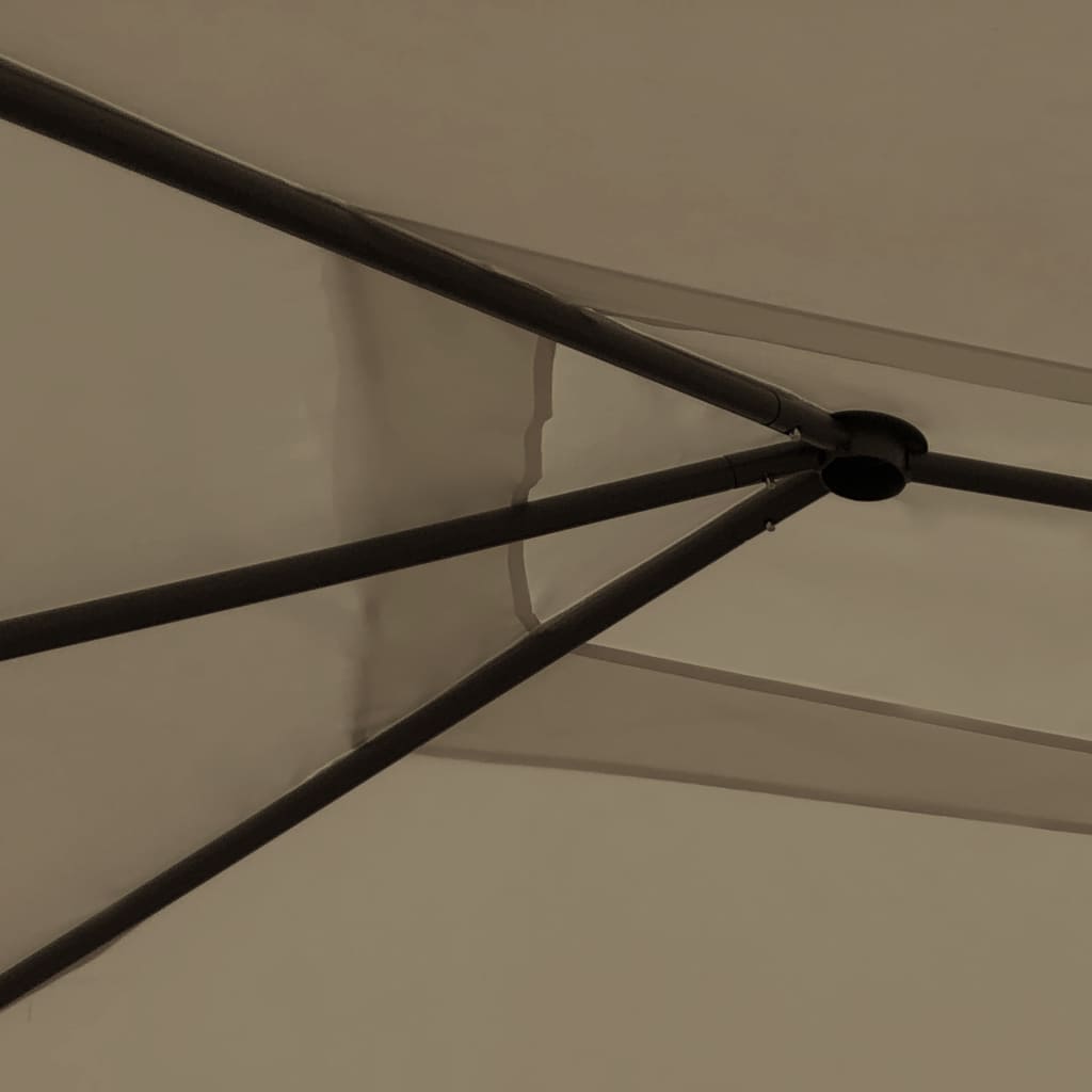 Altán 3 x 4 x 2,6 m taupe 160 g/m²