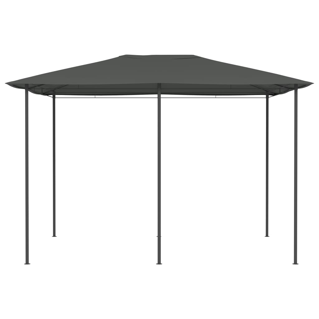 Altán 3 x 4 x 2,6 m antracitový 160 g/m²