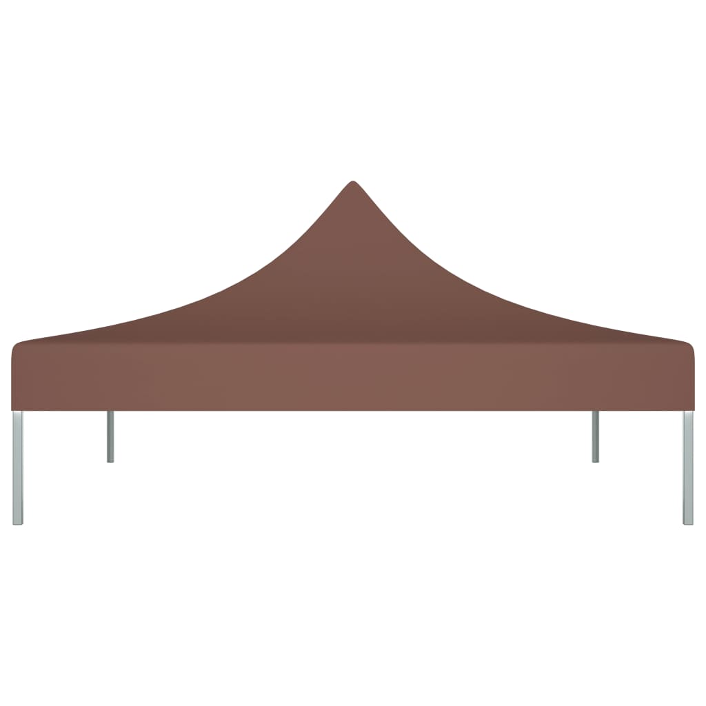 Střecha k party stanu 3 x 3 m hnědá 270 g/m²