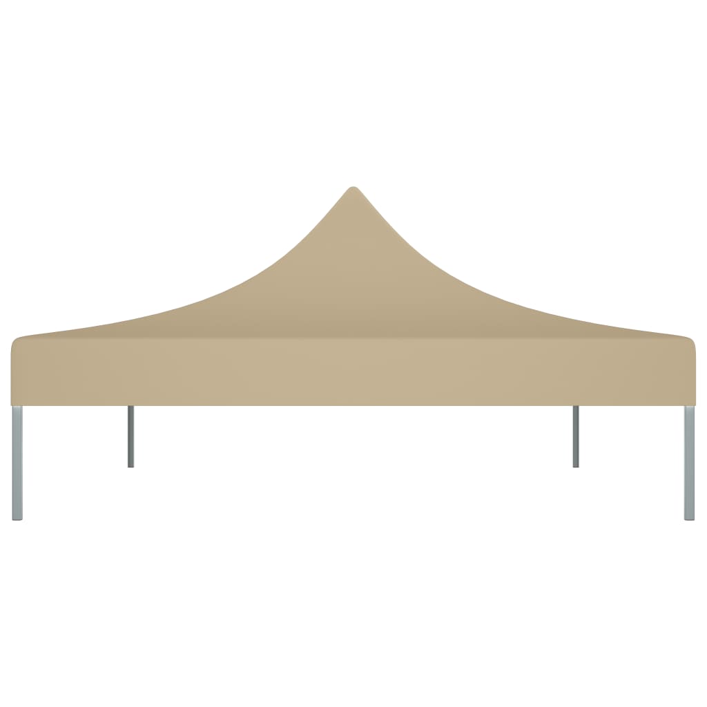Střecha k party stanu 4 x 3 m béžová 270 g/m²