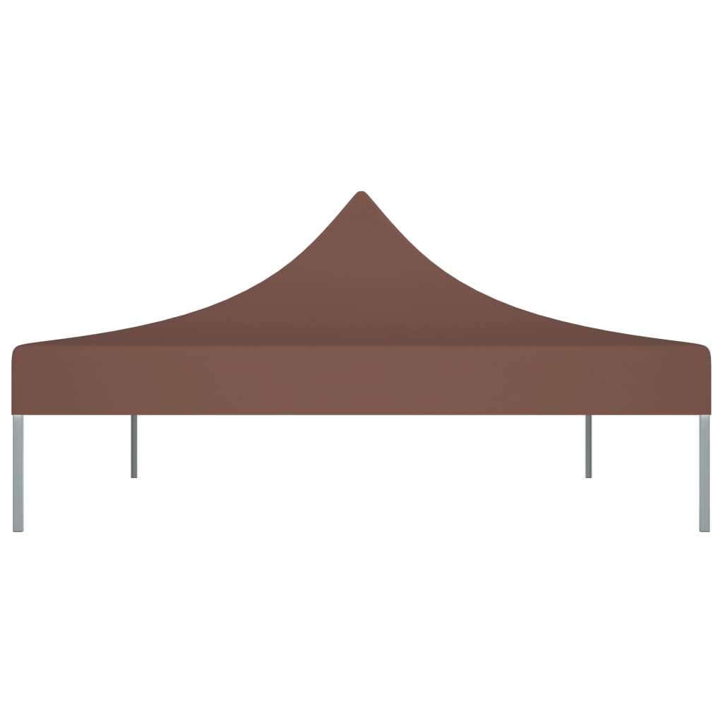 Střecha k party stanu 4 x 3 m hnědá 270 g/m²