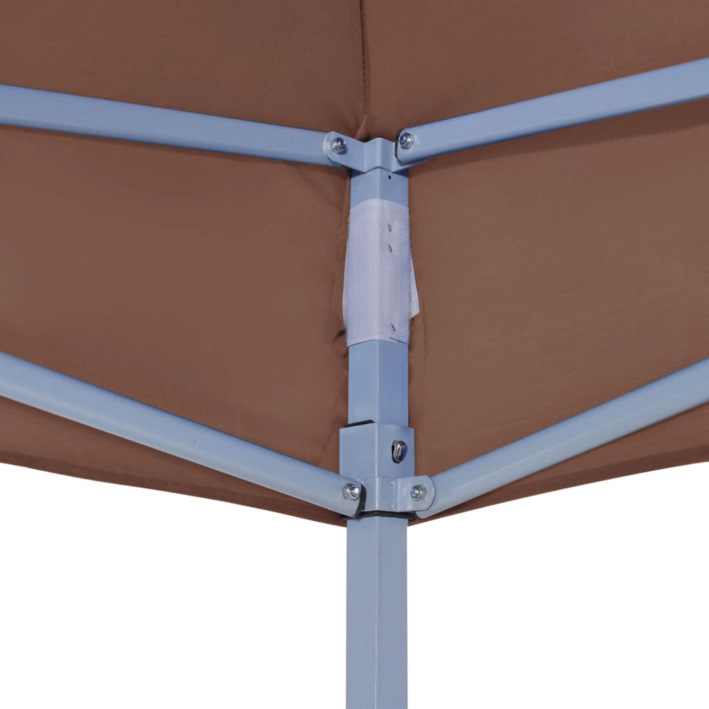 Střecha k party stanu 4 x 3 m hnědá 270 g/m²
