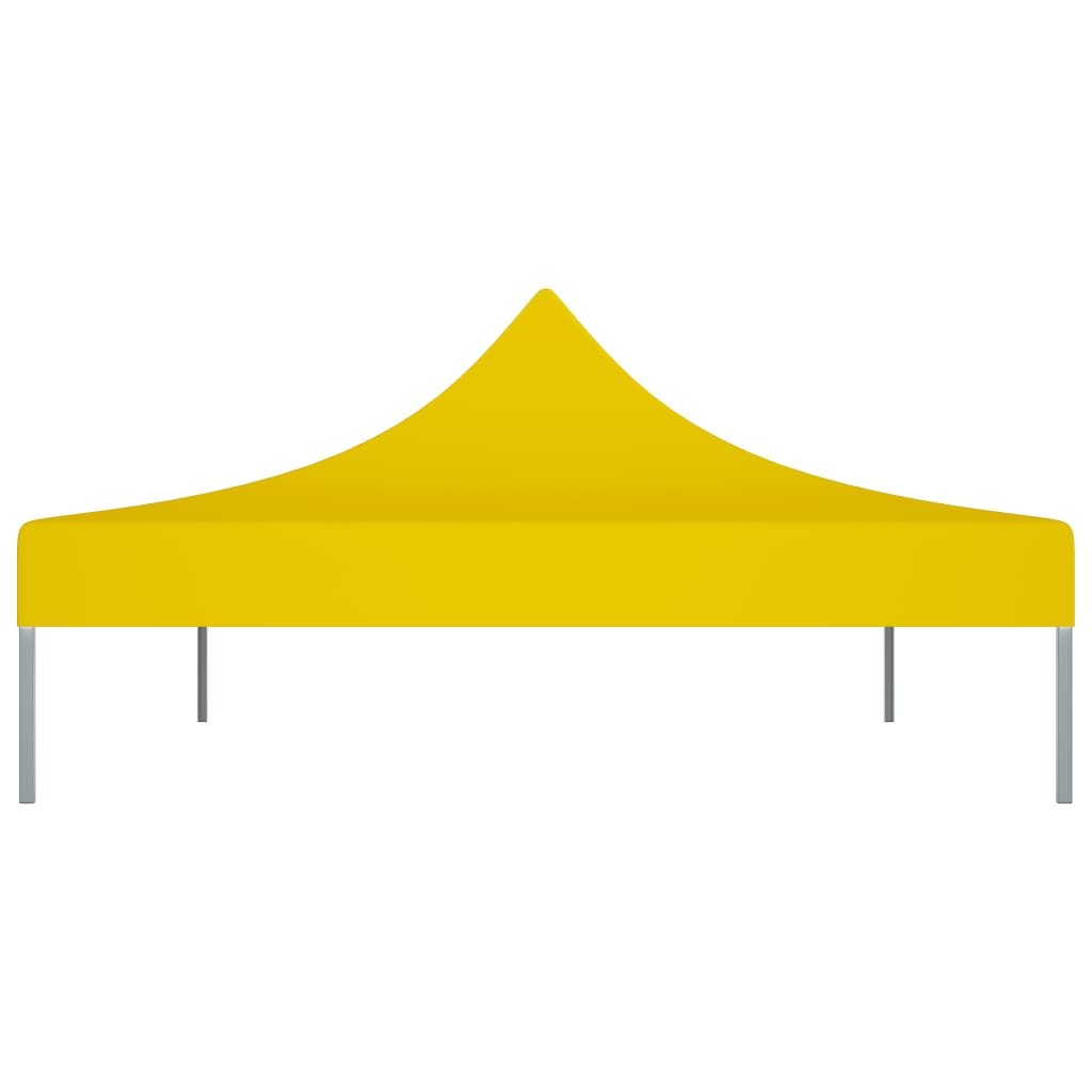 Střecha k party stanu 4 x 3 m žlutá 270 g/m²