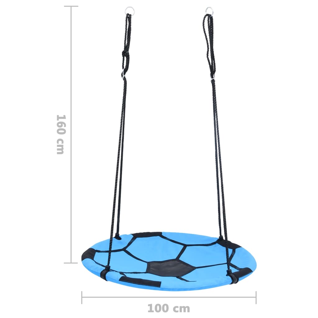 Houpačka hnízdo ve tvaru fotbalového míče 100 cm