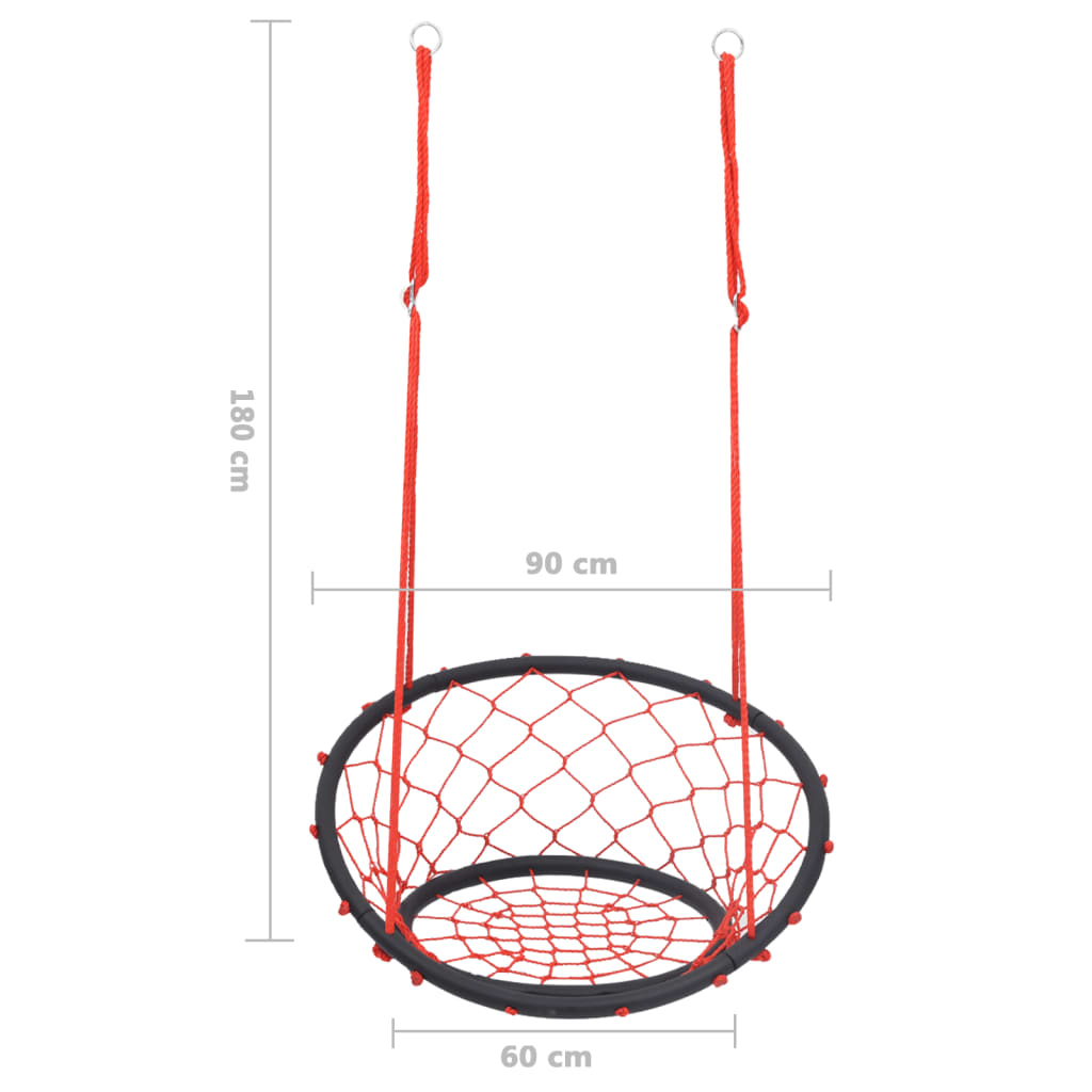 Síťové závěsné houpací křeslo 60 cm