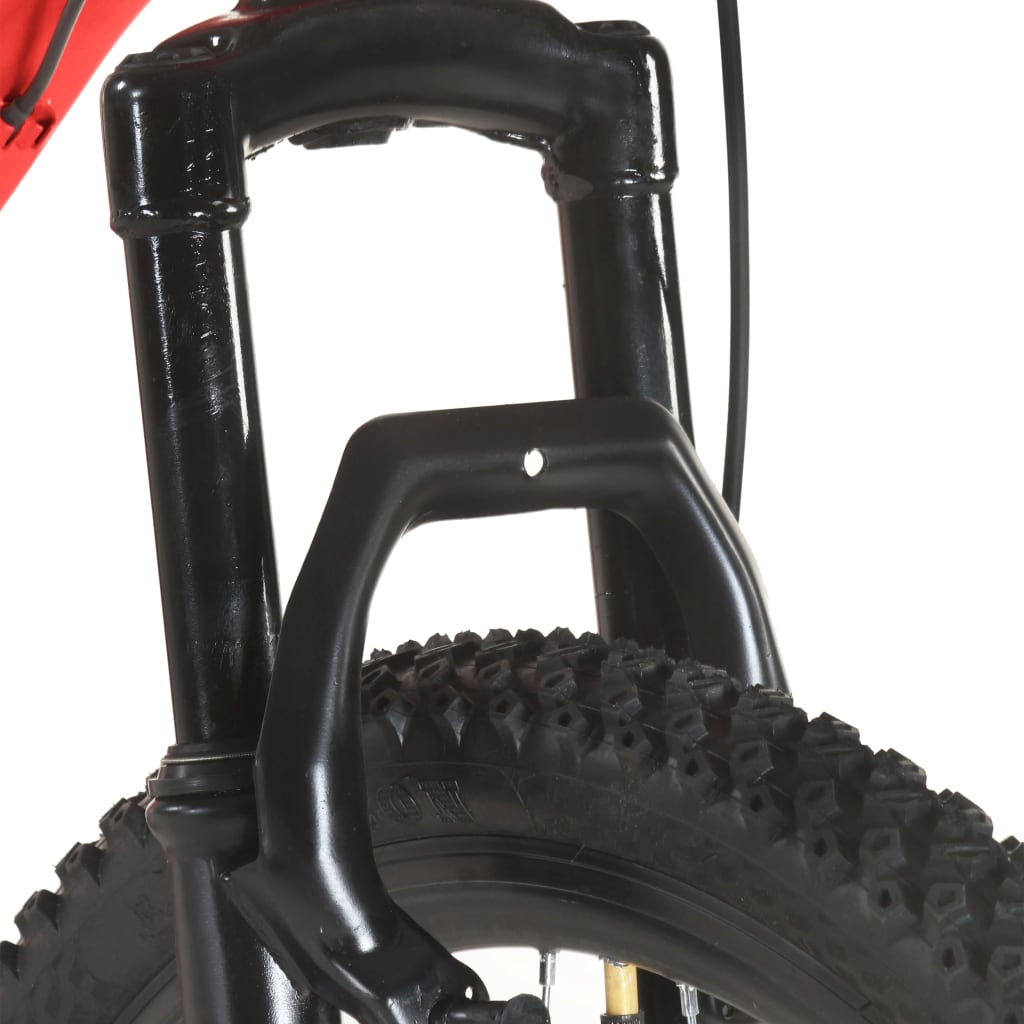 Horské kolo 21 rychlostí 27,5" kolo 38 cm červené