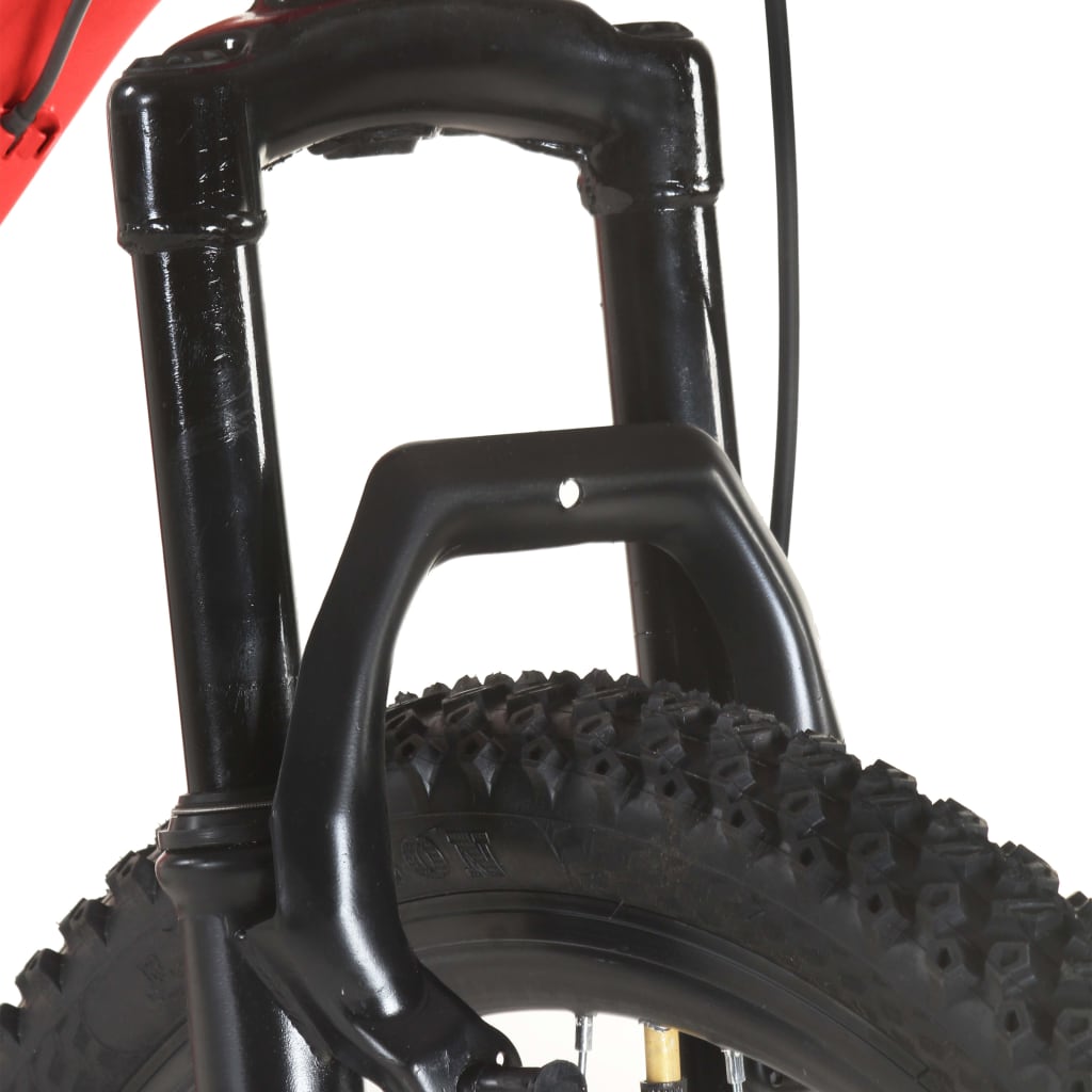 Horské kolo 21 rychlostí 27,5" kolo 42 cm červené