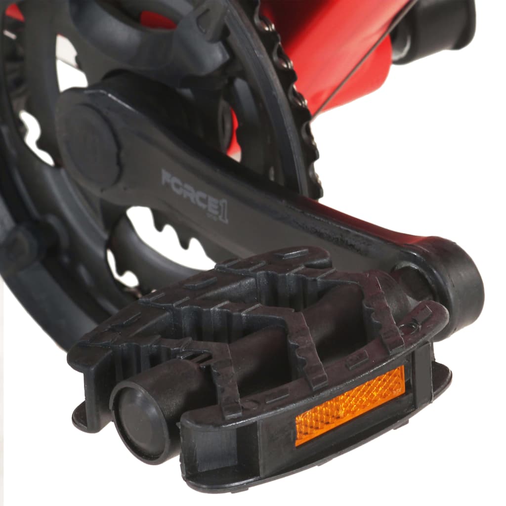 Horské kolo 21 rychlostí 27,5" kolo 42 cm červené
